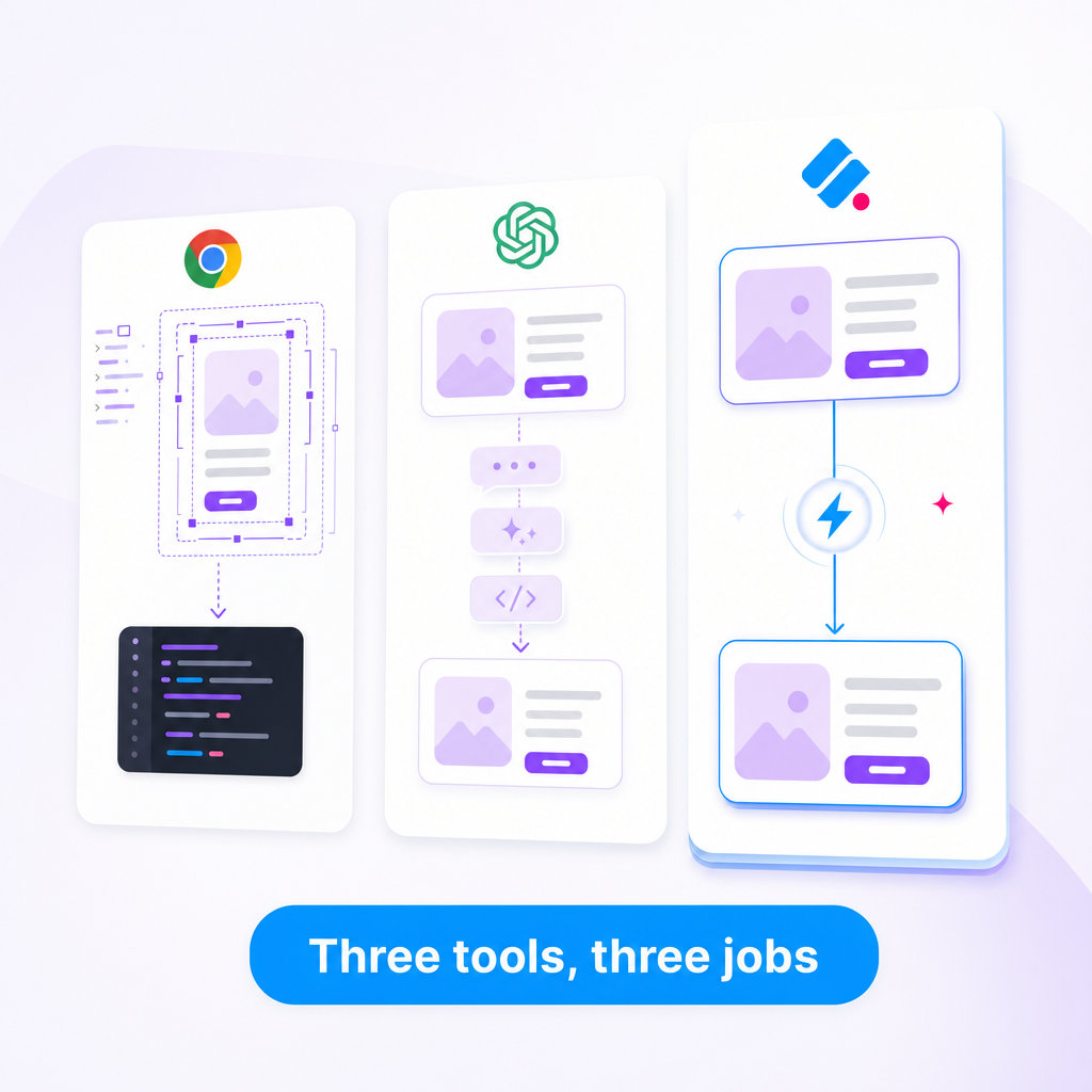 How to copy a website's design: DevTools vs ChatGPT vs Slicer | slicer.dev